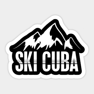 Ski Cuba Sticker